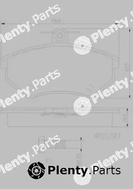 Brembo P85011N — Brake Pad Set, disc brake PRIME LINE - Ceramic