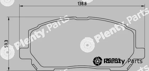 Brembo P83078 — Brake Pad Set, disc brake PRIME LINE
