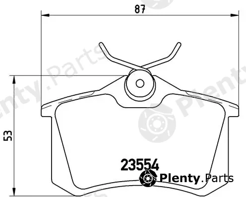 Brembo P68024 — Brake Pad Set, disc brake PRIME LINE