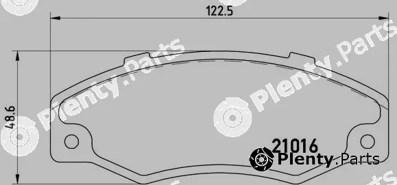 Brembo P68016 — Brake Pad Set, disc brake PRIME LINE