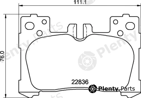 Brembo P83181 — Brake Pad Set, disc brake PRIME LINE
