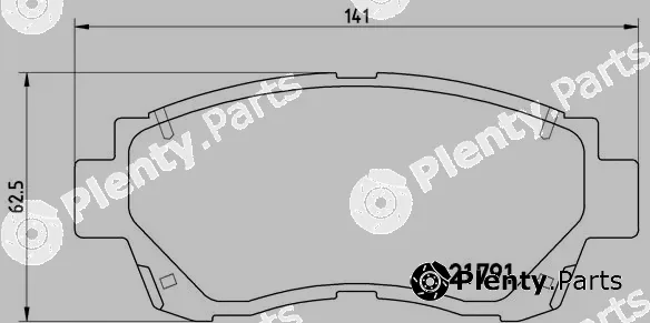 Brembo P83027 — Brake Pad Set, disc brake PRIME LINE