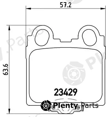 Brembo P83045 — Brake Pad Set, disc brake PRIME LINE