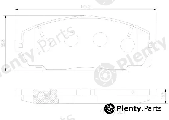 Brembo P83092N — Brake Pad Set, disc brake PRIME LINE - Ceramic
