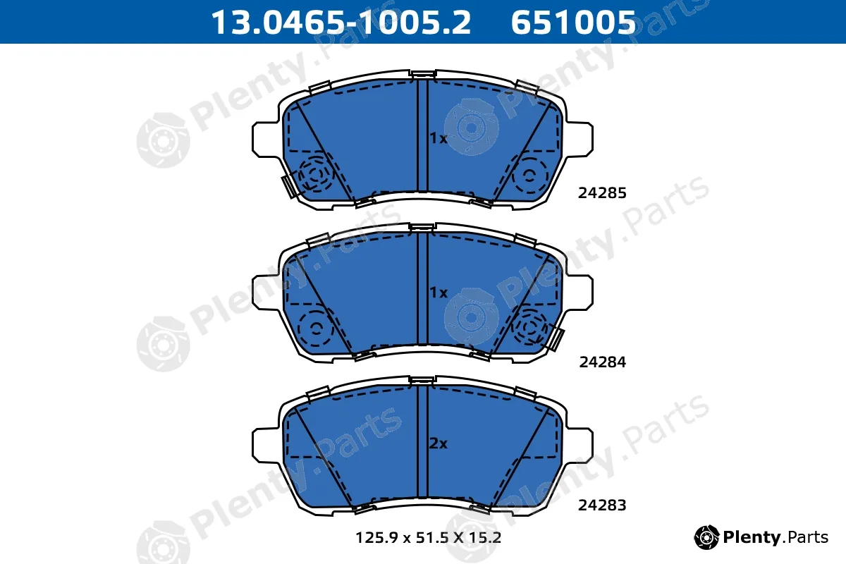Ate-Apac 13.0465-1005.2 — Brake Pad Set, disc brake
