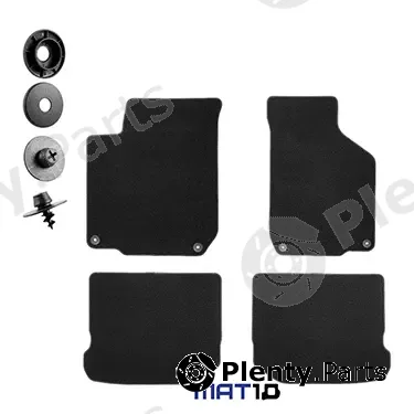 MAT10 000008SV002 — Floor Mat Set Silver-Line