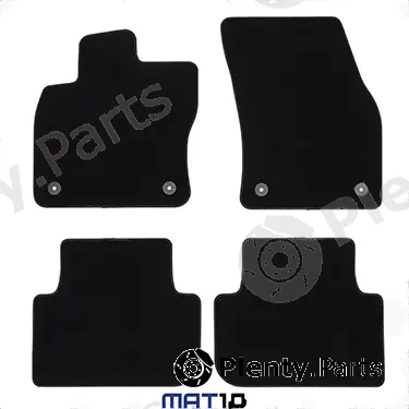 MAT10 000019SV002 — Floor Mat Set Silver-Line
