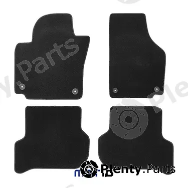 MAT10 000018SV002 — Floor Mat Set Silver-Line