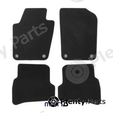 MAT10 000014SV002 — Floor Mat Set Silver-Line