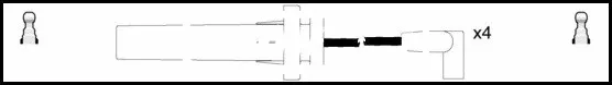 Lemark HOES1058 — Ignition Cable Kit