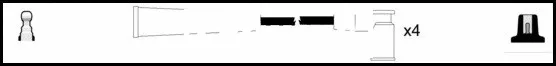 Lemark HOES1093 — Ignition Cable Kit