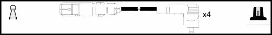 Lemark HOES876 — Ignition Cable Kit