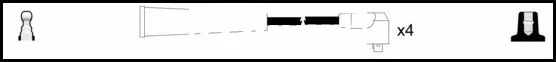 Lemark HOES1186 — Ignition Cable Kit