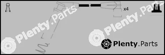 Lemark HOES487 — Ignition Cable Kit