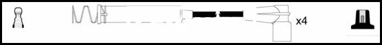 Lemark HOES963 — Ignition Cable Kit