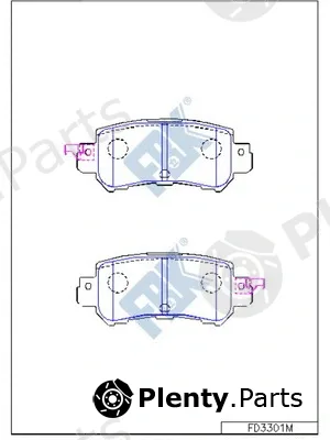 FBK FD3301M — Brake Pad Set, disc brake