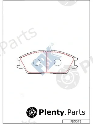 FBK FD5076 — Brake Pad Set, disc brake