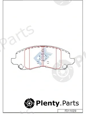 FBK FD11029 — Brake Pad Set, disc brake