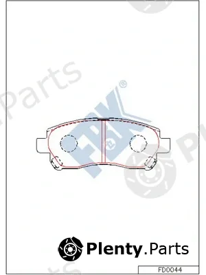 FBK FD0044 — Brake Pad Set, disc brake