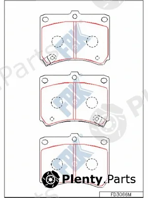 FBK FD3066M — Brake Pad Set, disc brake