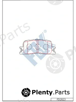 FBK FD2823 — Brake Pad Set, disc brake