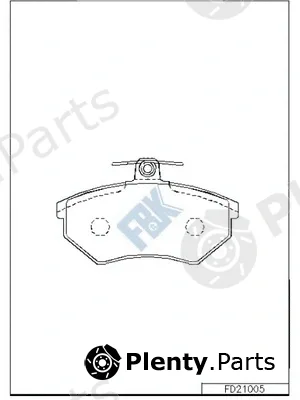 FBK FD21005 — Brake Pad Set, disc brake