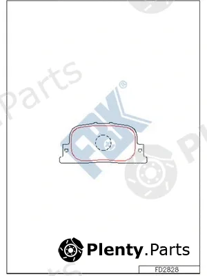 FBK FD2828 — Brake Pad Set, disc brake