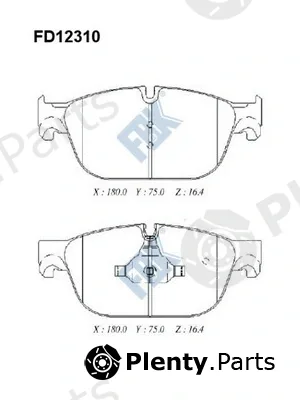 FBK FD12310 — Brake Pad Set, disc brake