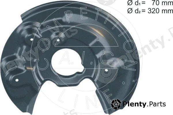 AIC 57844 — Splash Guard, brake disc NEW MOBILITY PARTS