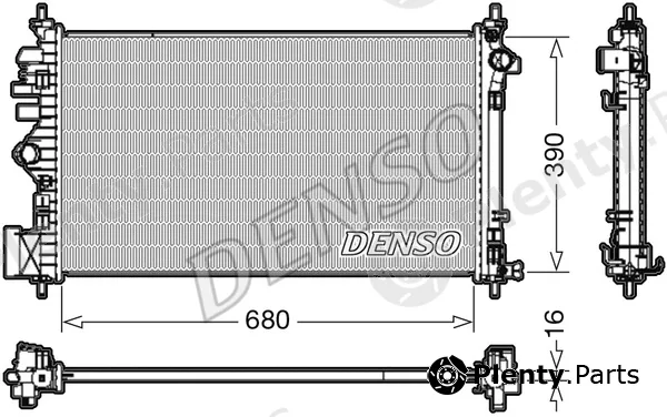 Denso DRM20111 — Radiator, engine cooling