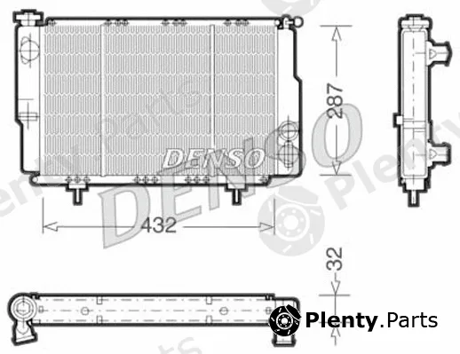 Denso DRM23060 — Radiator, engine cooling