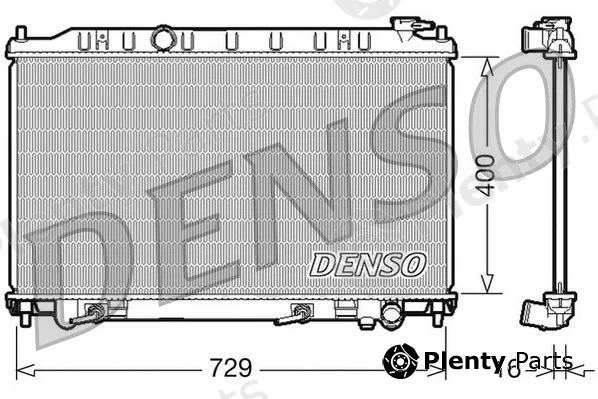 Denso DRM46033 — Radiator, engine cooling