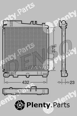Denso DRM05029 — Radiator, engine cooling