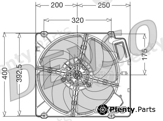 Denso DER01003 — Fan, engine cooling