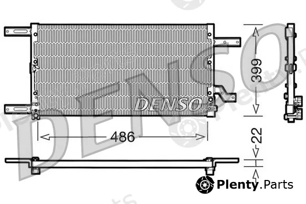 Denso DCN01021 — Condenser, air conditioning