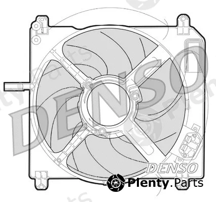 Denso DER09009 — Fan, engine cooling