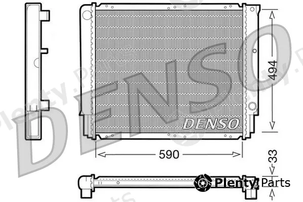 Denso DRM33050 — Radiator, engine cooling