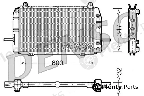Denso DRM10084 — Radiator, engine cooling