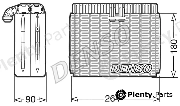 Denso DEV01010 — Evaporator, air conditioning