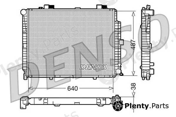 Denso DRM17086 — Radiator, engine cooling