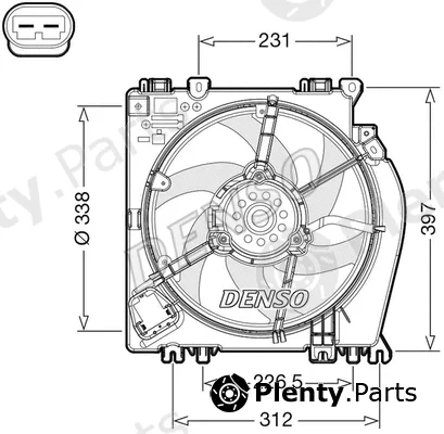 Denso DER46002 — Fan, engine cooling