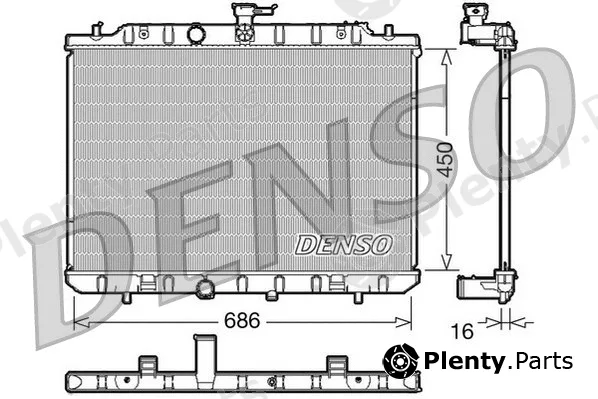 Denso DRM46006 — Radiator, engine cooling