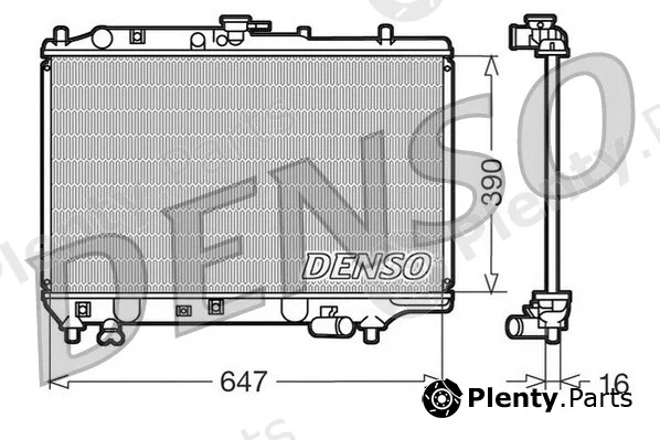 Denso DRM44006 — Radiator, engine cooling
