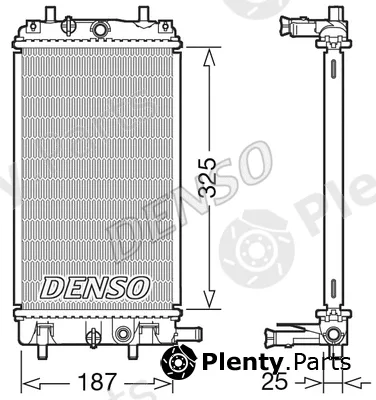Denso DRM40048 — Radiator, engine cooling