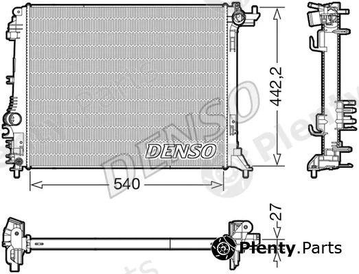 Denso DRM23114 — Radiator, engine cooling