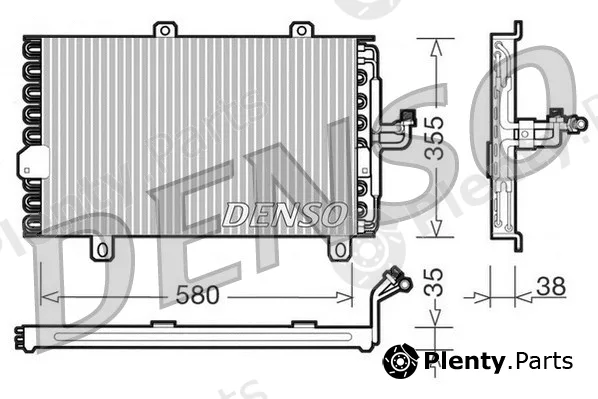 Denso DCN09142 — Condenser, air conditioning