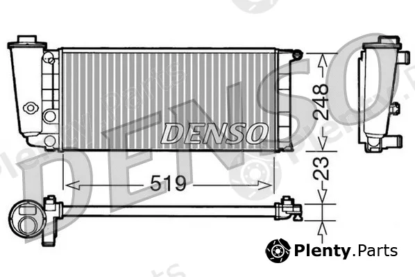 Denso DRM09080 — Radiator, engine cooling