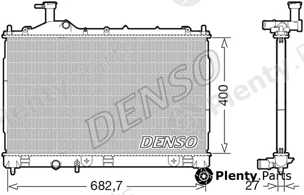 Denso DRM45042 — Radiator, engine cooling