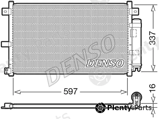 Denso DCN44001 — Condenser, air conditioning