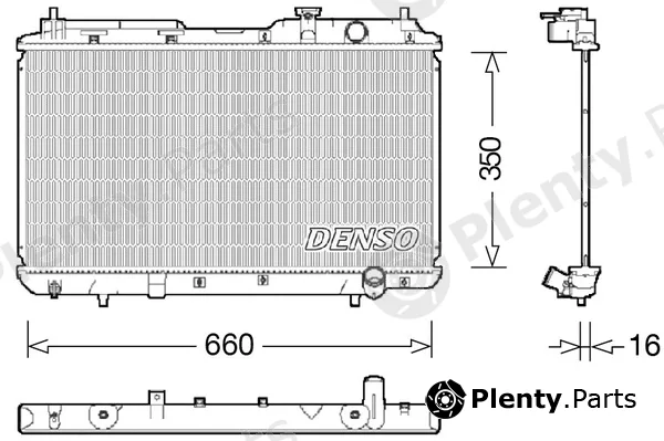 Denso DRM40034 — Radiator, engine cooling